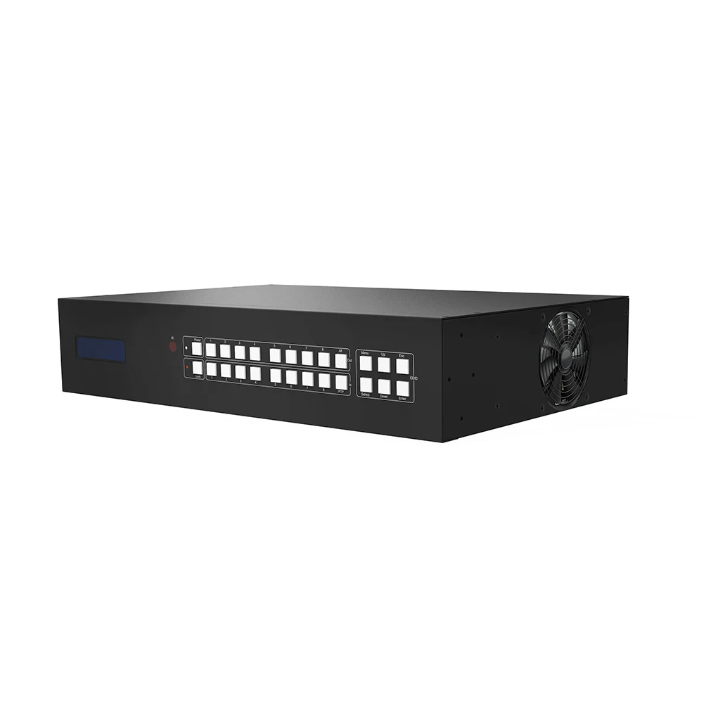 8x8 hdmi HDBaset matrix 19inch 2U modular design, flexible horizontal I/O cards