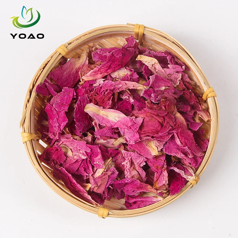 Pink Color Flowers Flakes Organic Herbal Chinese Traditional Dried Peony Flower Petals for Decoration Soap Tea Flowers