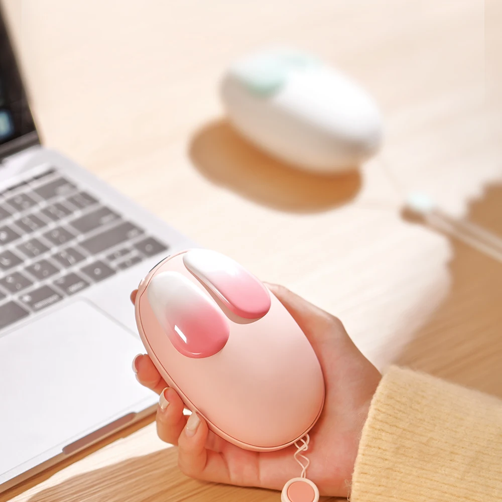 IMYCOO Wholesale 8000mAh Battery Operated Electric Portable Mini Hand Warmer New Design Cute Rabit Hand Warmer Power Banks
