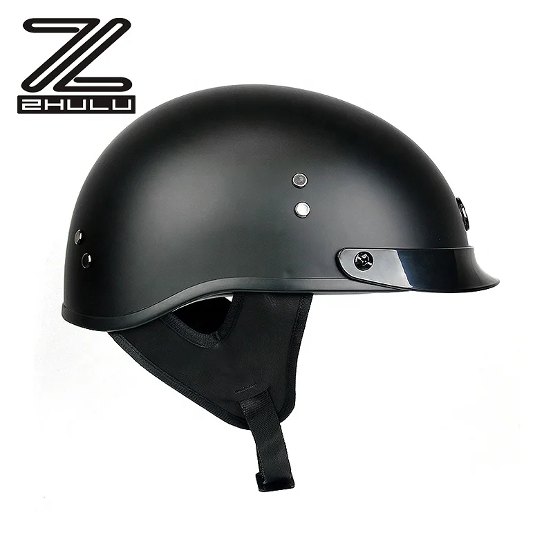 New Fashion Style Classic Vintage Racing Motorcycle Helmet ABS material America DOT Certificated Half Face Motorbike Helmets