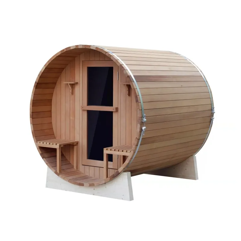 wooden barrel sauna hemlock wood large barrel outdoor sauna luxury canadian cedar traditional steam sauna room