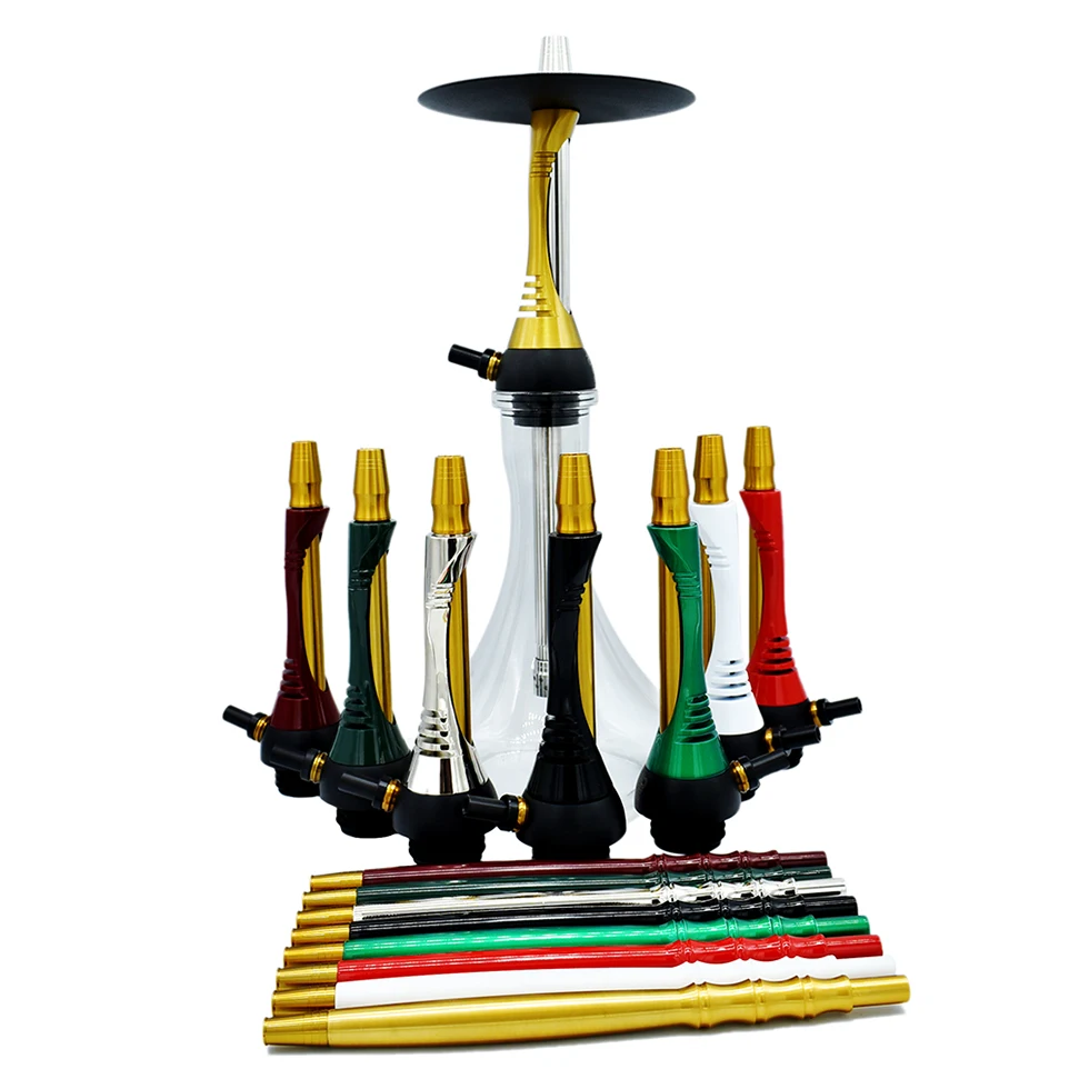 Hot sale Wholesale Alpha model S hookah shisha stainless steel alpha hookah chicha aluminum hookah whole set