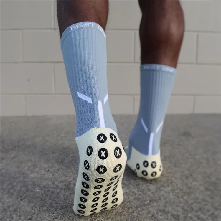 Custom Logo Football Socks Professional Anti Slip Grip Soccer Football Sock High Quality Non Slip Sports Sock Men Women Youth