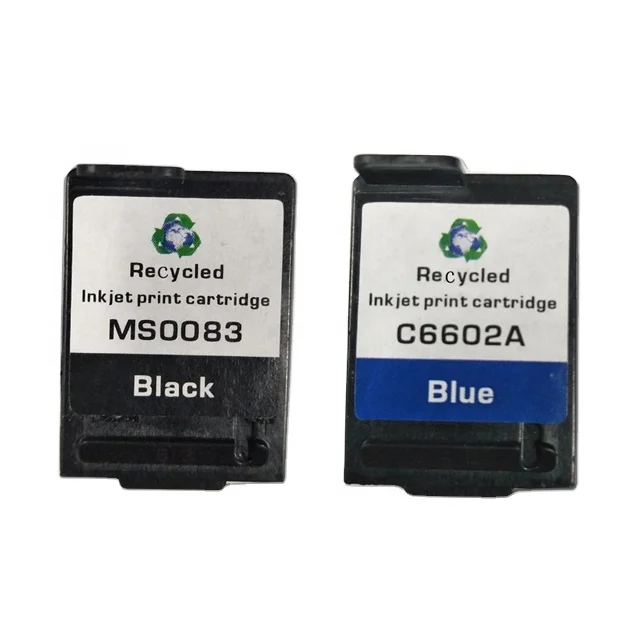 Воспроизводимый цифровой печатный чек MS0083/C6602A Черный чернильный картридж для C6602