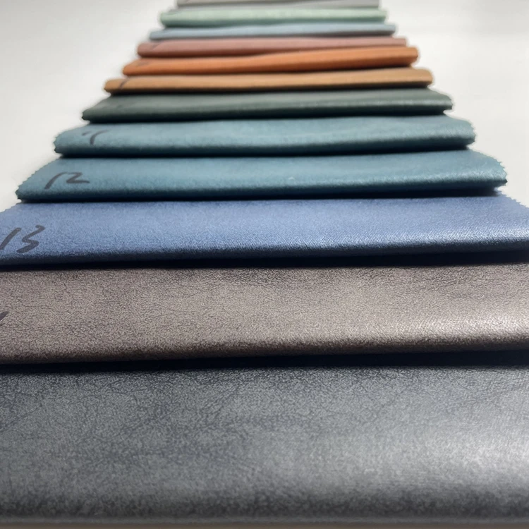 textile fabrics wholesale pvc synthetic leather fabric material for sofa upholstery