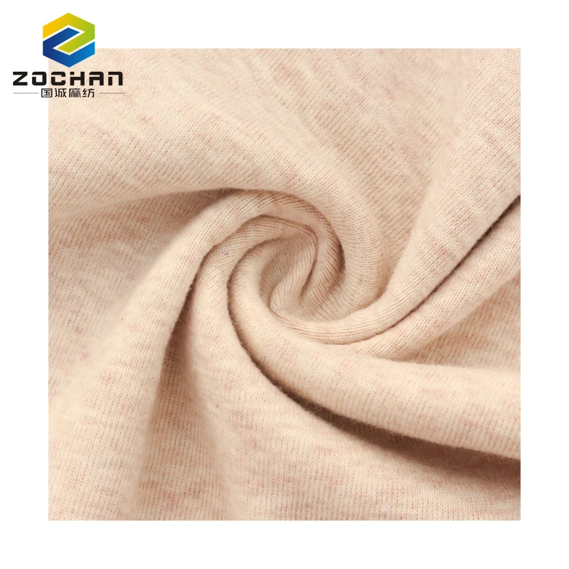 Wholesale 200gsm 85% cotton 15% cashmere 1*1 rib knitted wool fabric for clothing