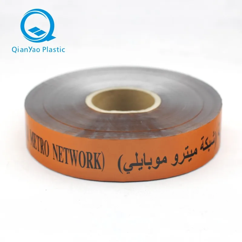 Wholesale Customized Colorful Printing Underground Cable Warning Pe Tape