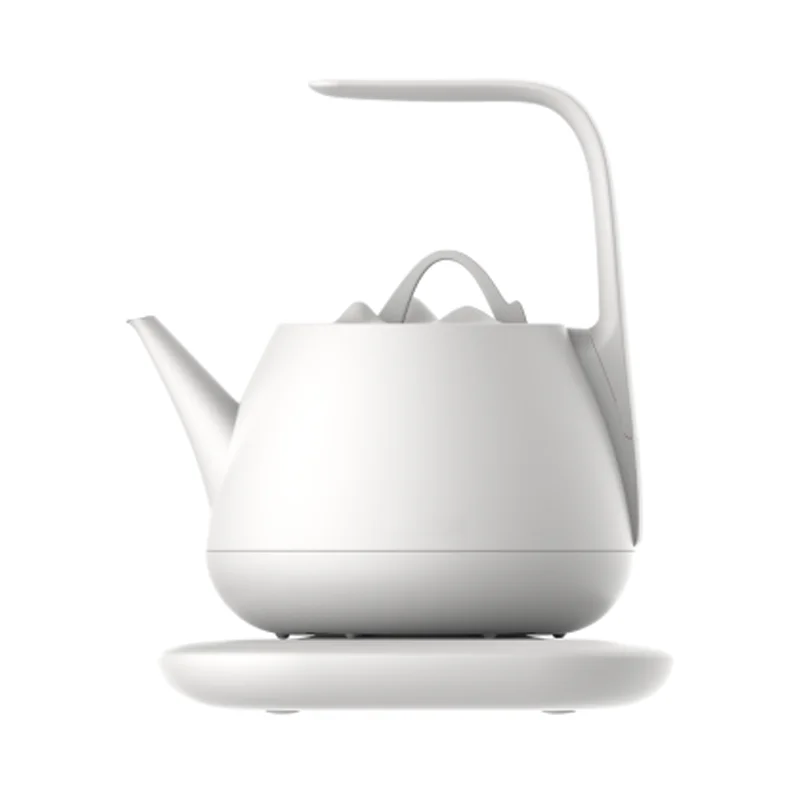 Бытовой беспроводной электрический чайник из нержавеющей стали с контролем температуры для отеля и белого чая