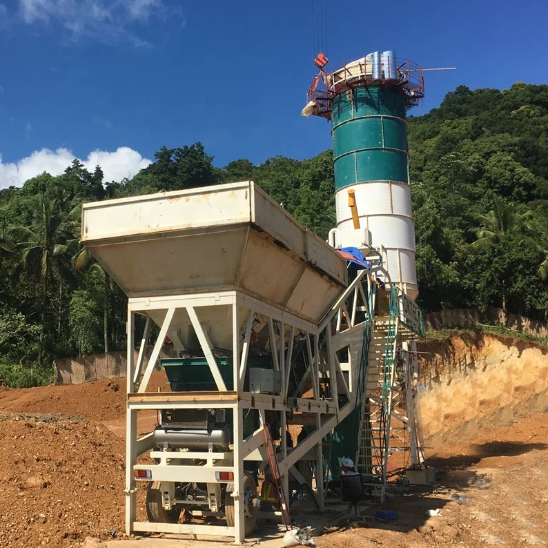 YHZS35 Concrete Batching Plant Price