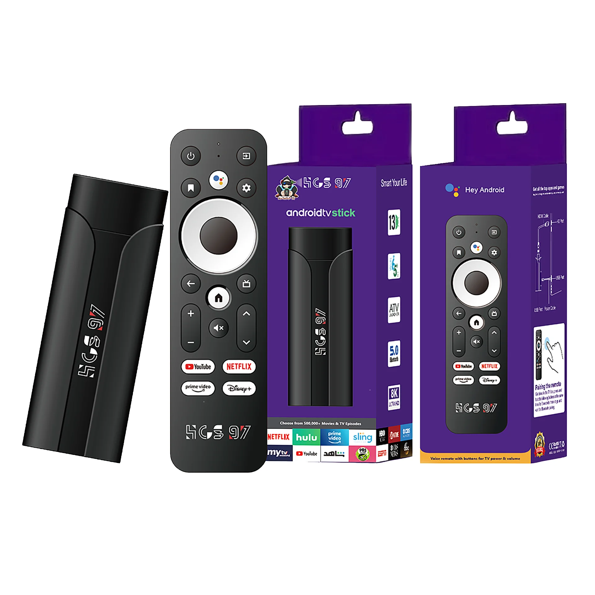 2024 новая телевизионная приставка smart TV box HCS97 поставляется с оригинальной фабрики 2 ГБ 16 5 г двойным Wi-Fi bt