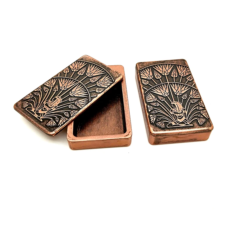 magnetic refill tin cigarette box