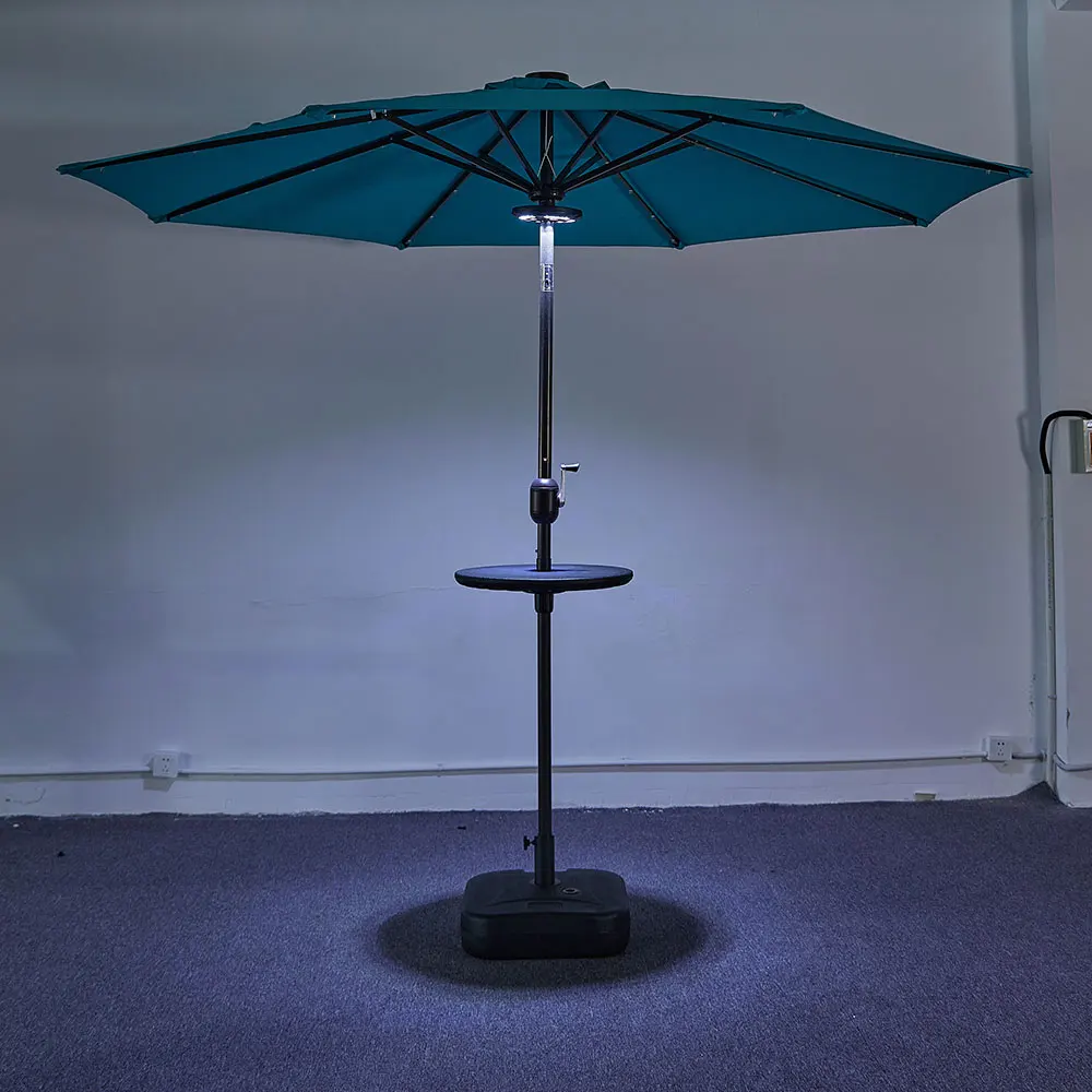 adjustable patio umbrella light led outdoor waterproof easy install weather resistant rechargeable ambient portable garden