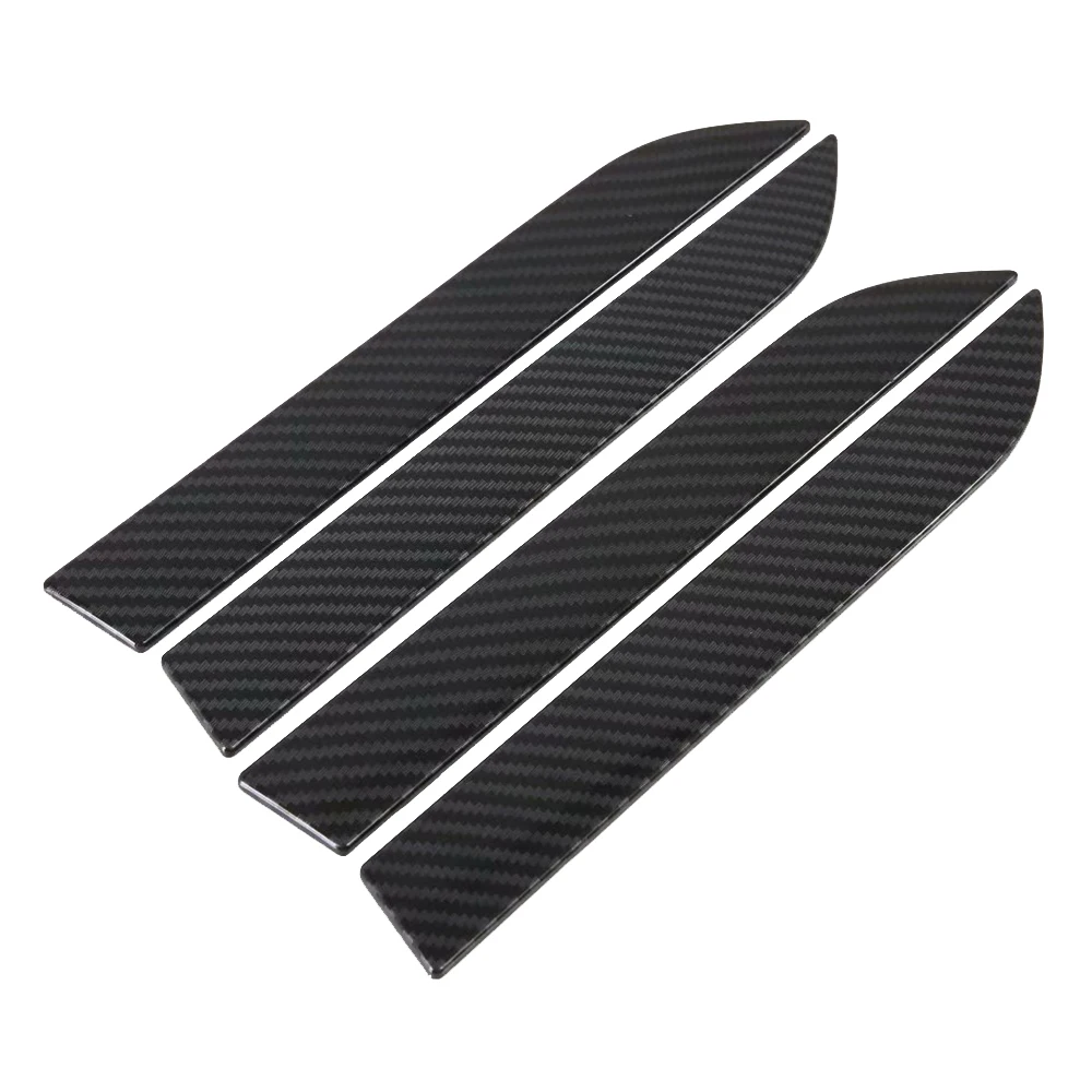 ABS Внешняя Автомобильная внешняя вставка с боковой ручкой Формовочная крышка дверной панели аксессуары комплекты кузова для Tesla Model X 2019