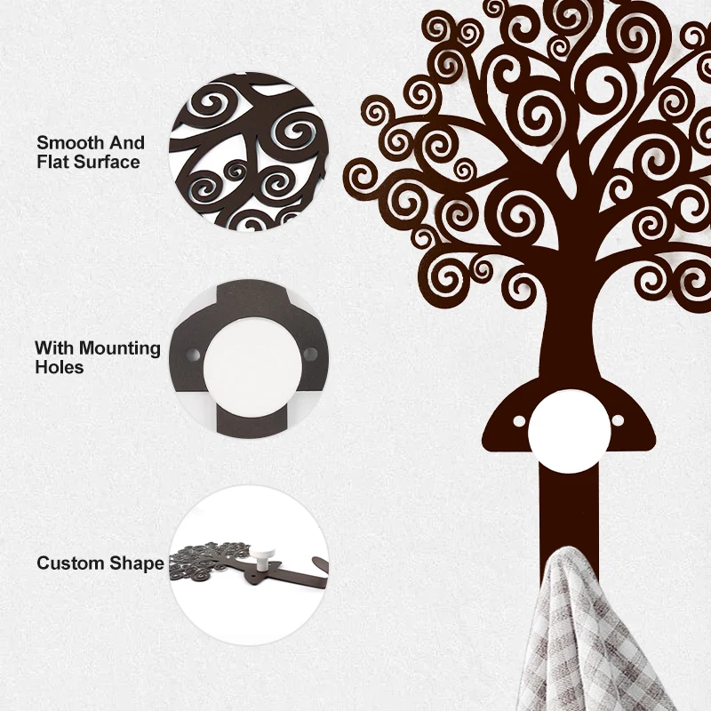 Key holder for Wall Decorative Metal Camper Key Rack Hanger with Hooks,Rustic Key Hook for Wall Mounted Decor