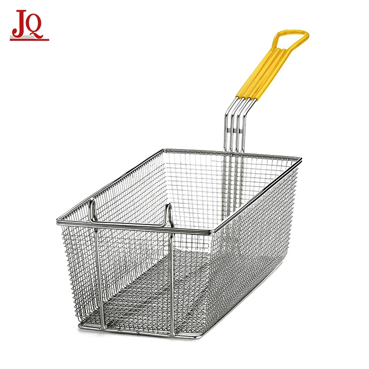 High quality fat fryer iron wire metal deep fry serving basket for french fries