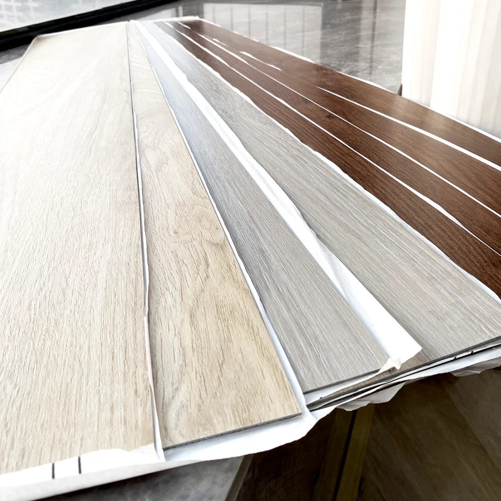 Panama Premium fireproof cover formaldehyde-free Linoleum PVC plastic Floor Waterproof LVT Deluxe vinyl self-adhesive floor