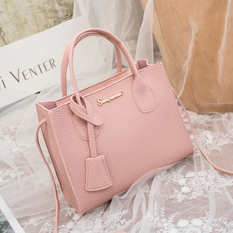 Factory pocketbook woman handbag manufacturer customize luxury designer handbags woman Pu Leather mini handbag vendors