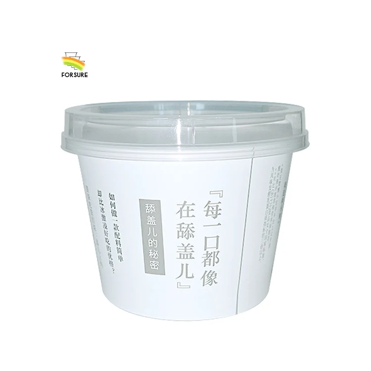 Customized Wholesale 120ml 180ml 200ml Yogurt Packaging Cup PP Plastic Food Grade Yoghurt Container with Spoon Yaourt Pot