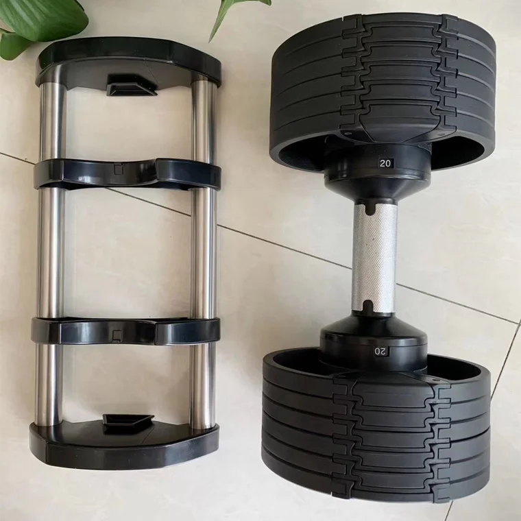Gym Dumbbell Set Weightlifting Wholesale Fitness 20kg Adjustable Dumbbell