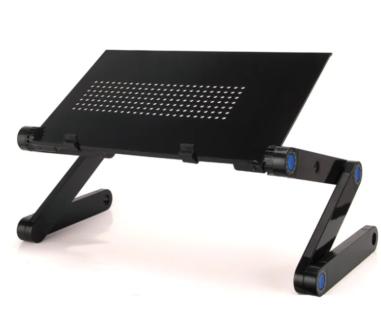
Hot Sale Bed Computer Table Laptop Holder Stand Folding PC Table Living Room Furniture Home Office Computer Desk with Cooler Fan 