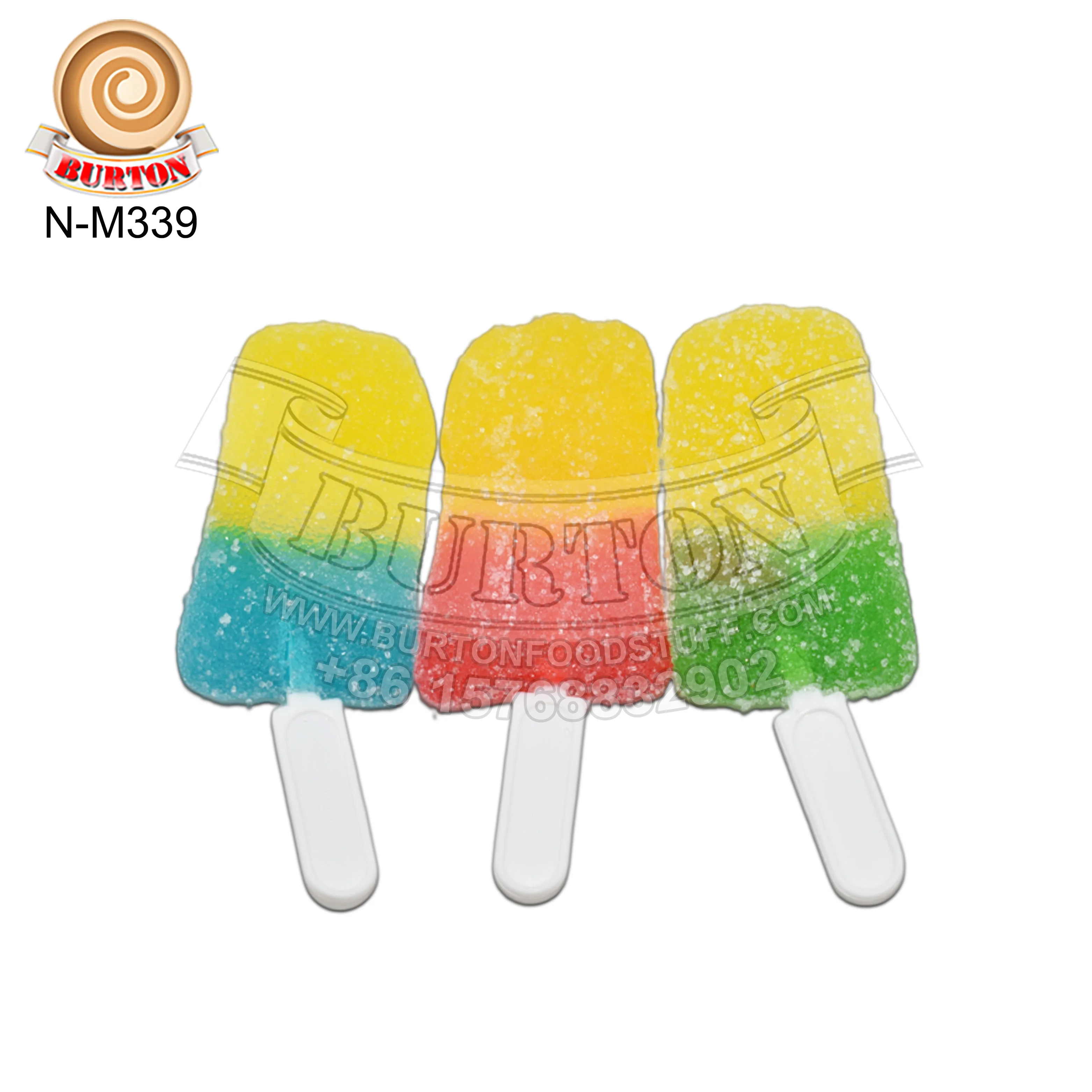 Красочное мороженое Сладкая палочка мягкие конфеты фруктовый вкус палочки формы