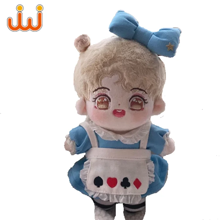 Junwo Factory Made in Kpop Dolls and Superstar Shaped Idol Doll Clothes Custom Plush Stuffed Lovely Toy 15cm 20cm
