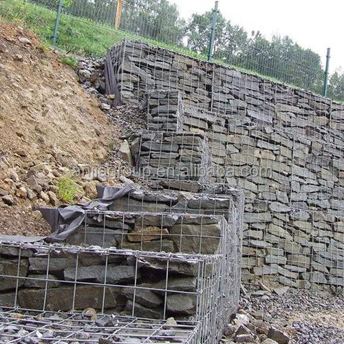 Professional Manufacture Hot Dipped Galvanized Gabion Basket Mesh Gabion Cage