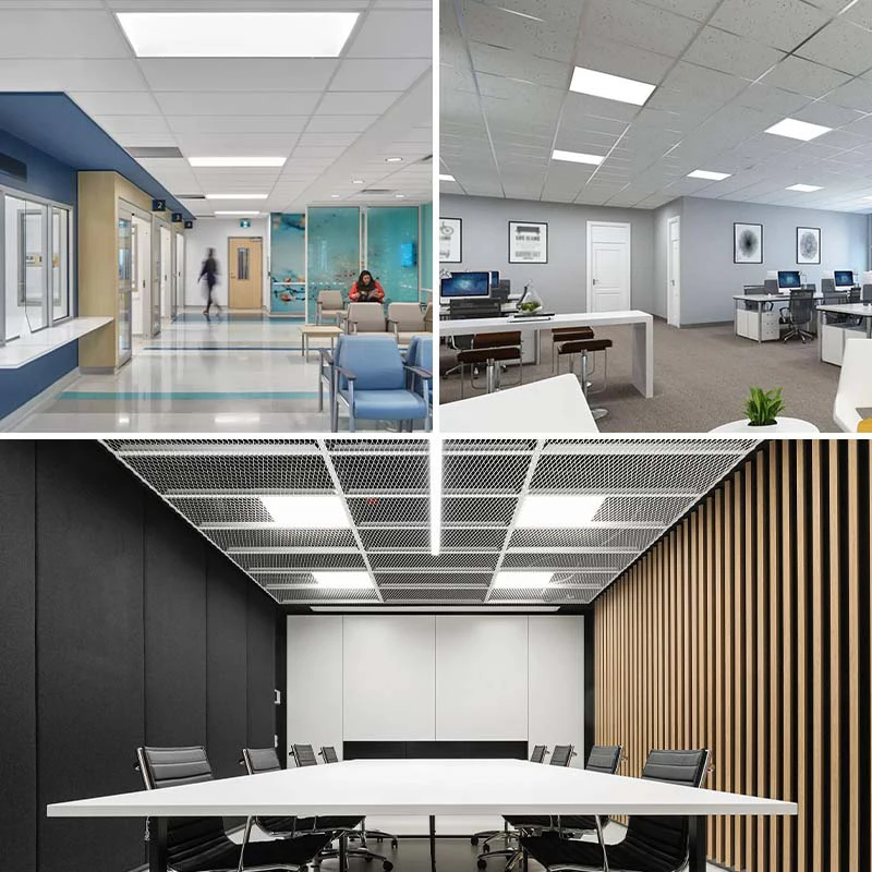 CE CB Listed Recessed Ceiling 40W 80W 2X2 60X60 595X595 600X600 300X1200 600X1200 Led Backlit Panel Light Commercial Lighting