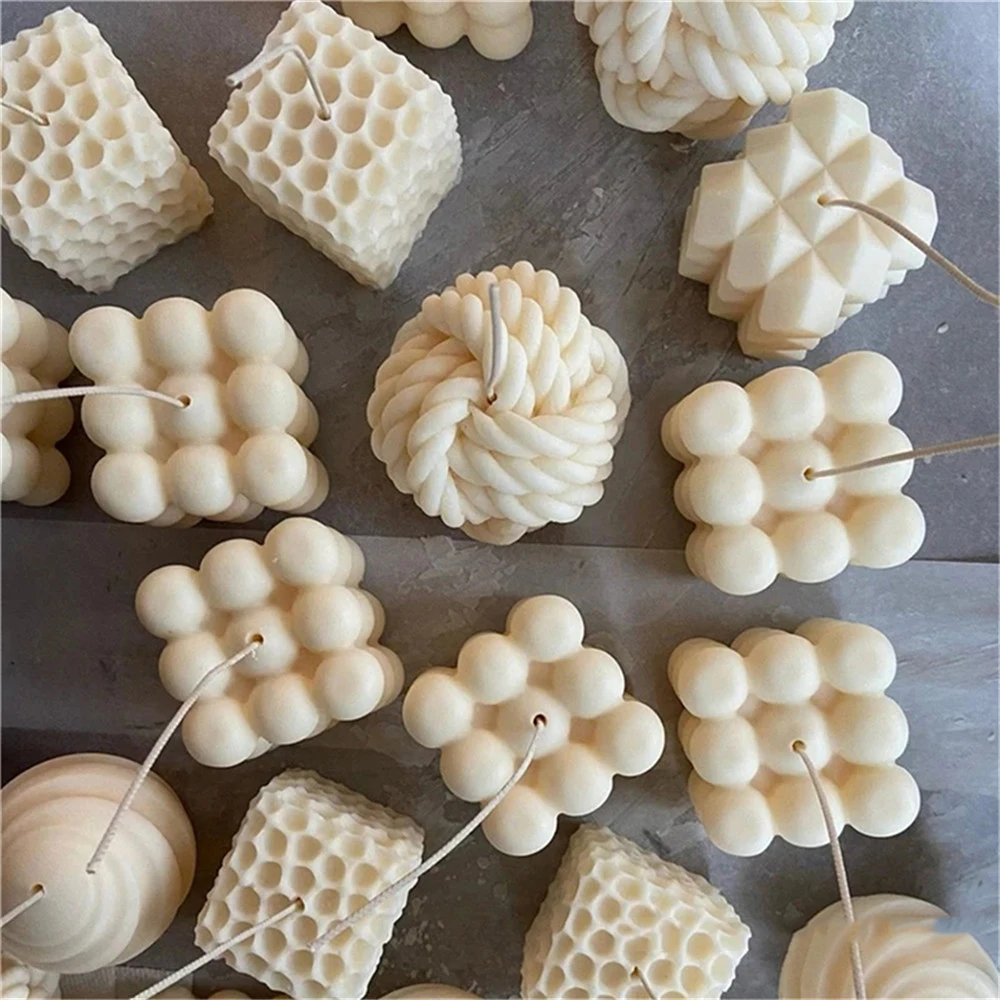 Силиконовая форма «сделай сам» в виде бриллиантовых рубиков для изготовления свечей