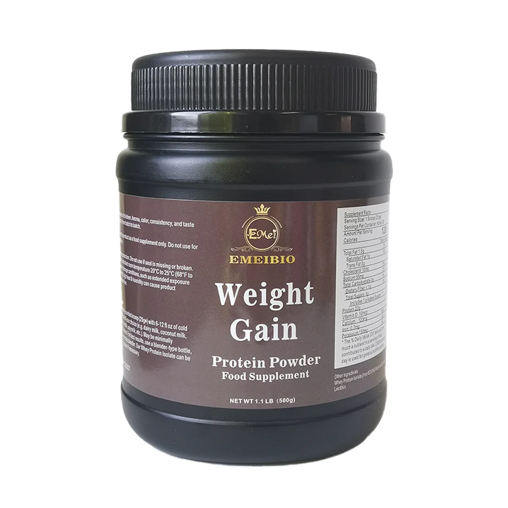 Weight Gain Powder OEM Manufactures Logo Fastest Weight Gain Whey Protein 100% Natural Food Supplement Protein Powder