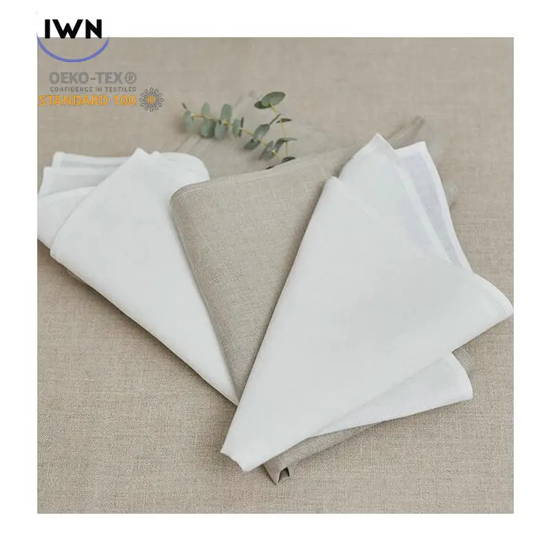 Оптовая распродажа комплектов одежды из 3 вещей, пользовательские настольные 100% природа французскому льну салфетки/салфетки для свадьбы комплект