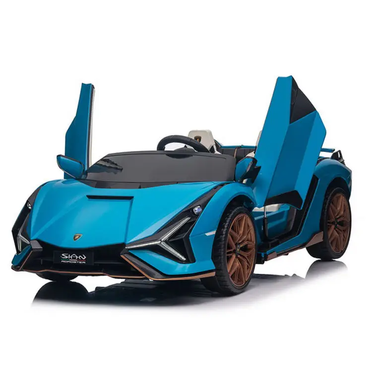 Заводская распродажа лицензированный детский автомобиль Lamborghinii большой игрушечный 555 двигатель 24 В питание от батареи 2 сиденья электромобиль
