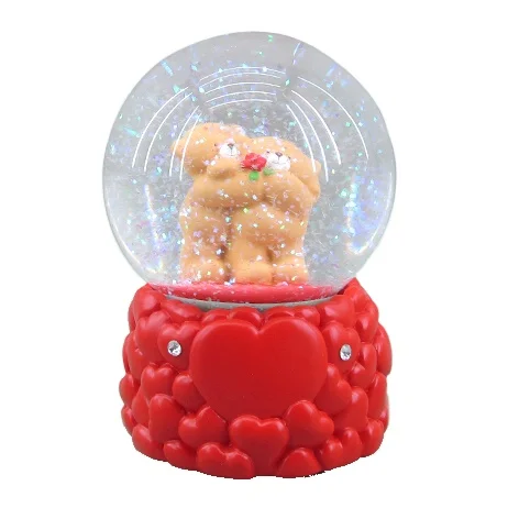 Hot sale Wedding Favor Gifts Water Globe Resin Bride Figure Snow Globe Decoration