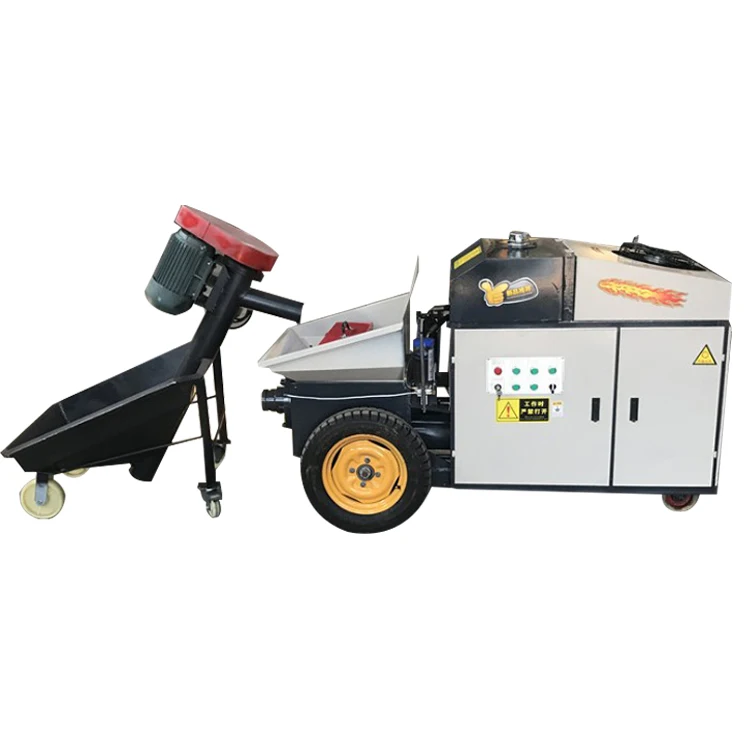 Electric cement mortar grouting plaster spray machine