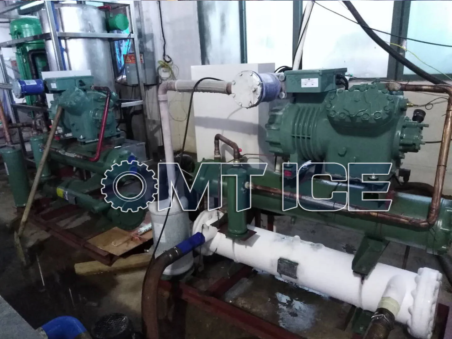 4000 kgs salt water block ice maker  suitable for ice workshop