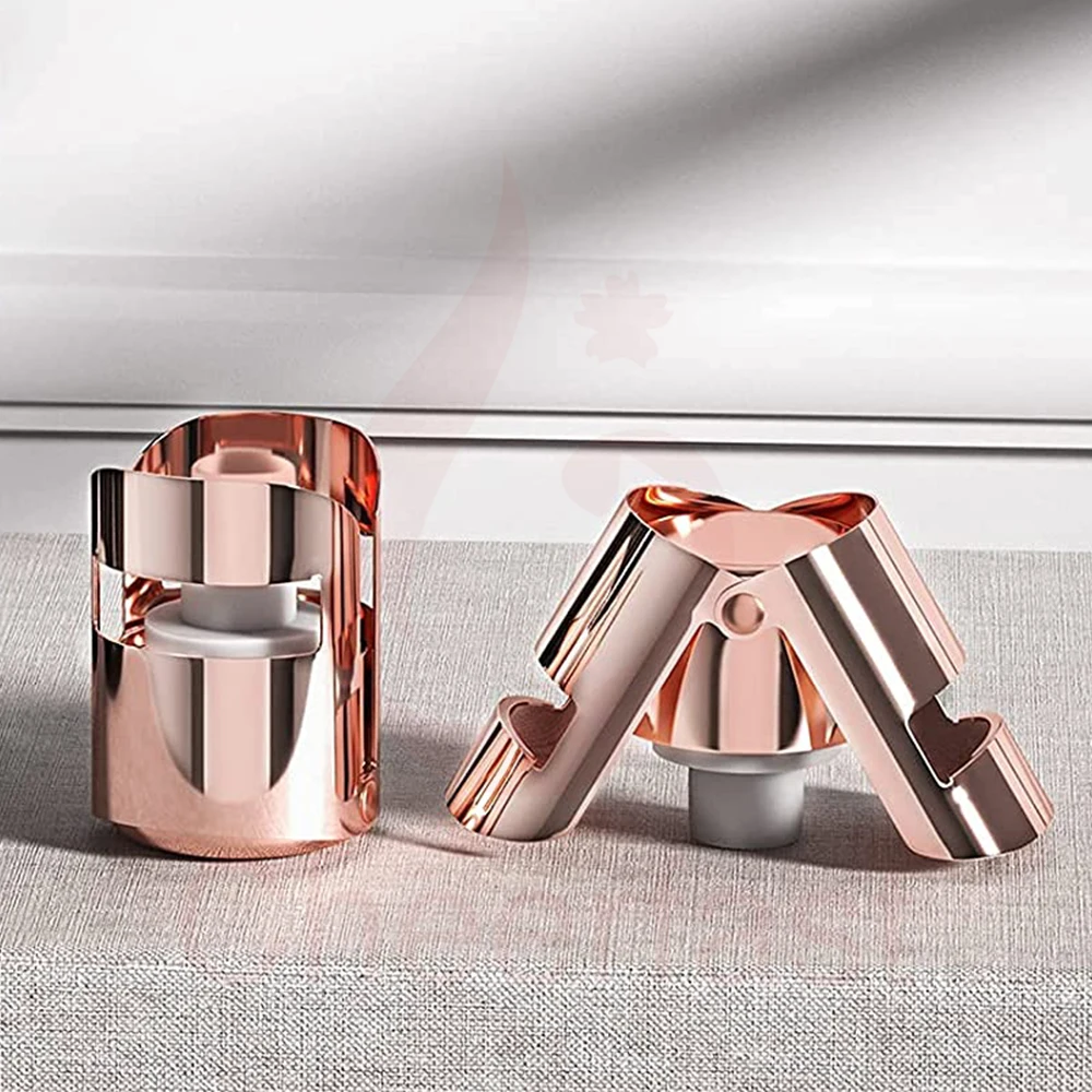 Factory direct sales crystal plug champagne metal stopper bubbly for bubble keeper and champagne plug