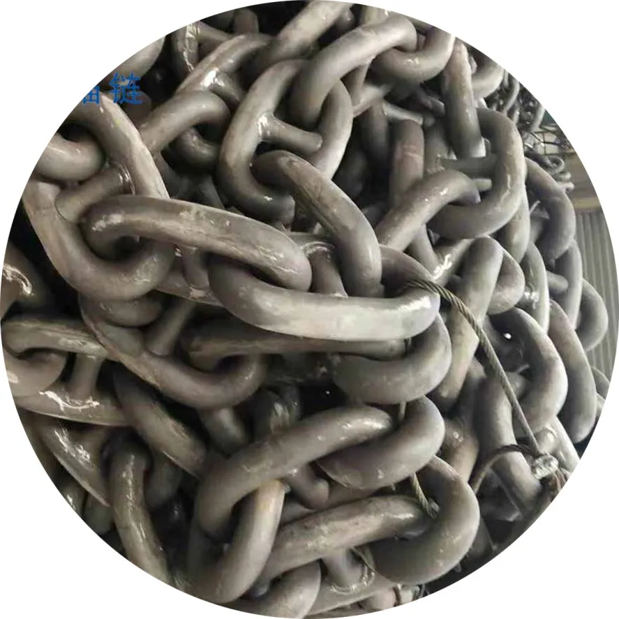 Chinese 107MM Grade 3 K3  Q3 Black Bitument Anchor Chain In Stock with LR- China Shipping Anchor Chain
