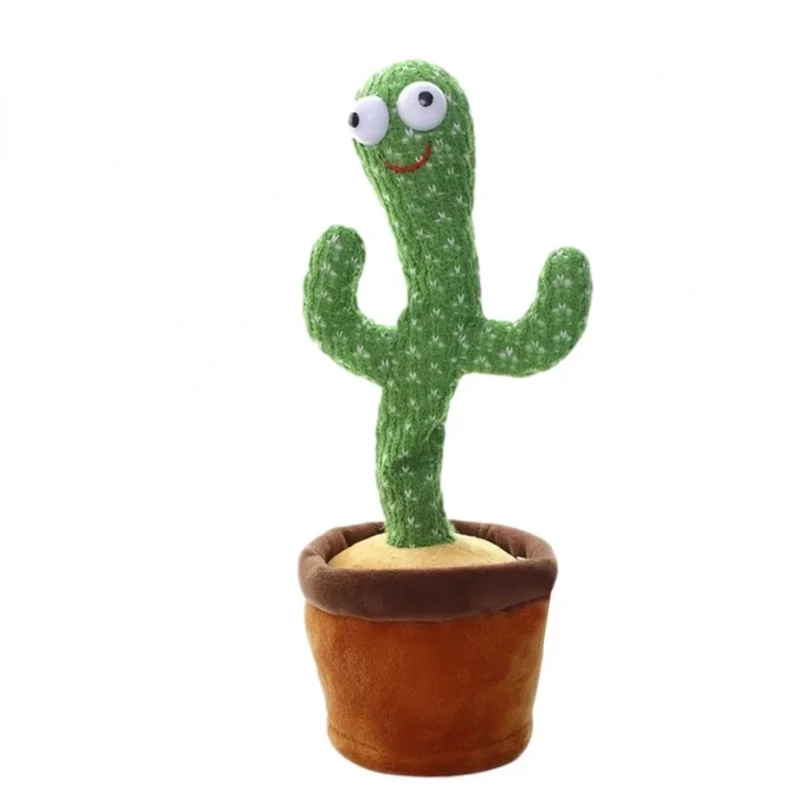 120 English songs in battery cactus toy recording Dancing Plush Cactus talking dancing dancing cactus