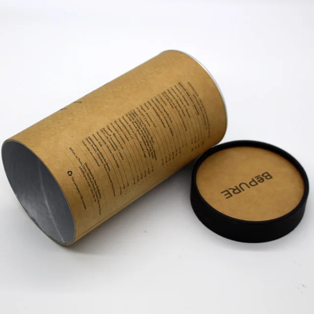 Factory free sample food grade powder paper tube canister for food packaging