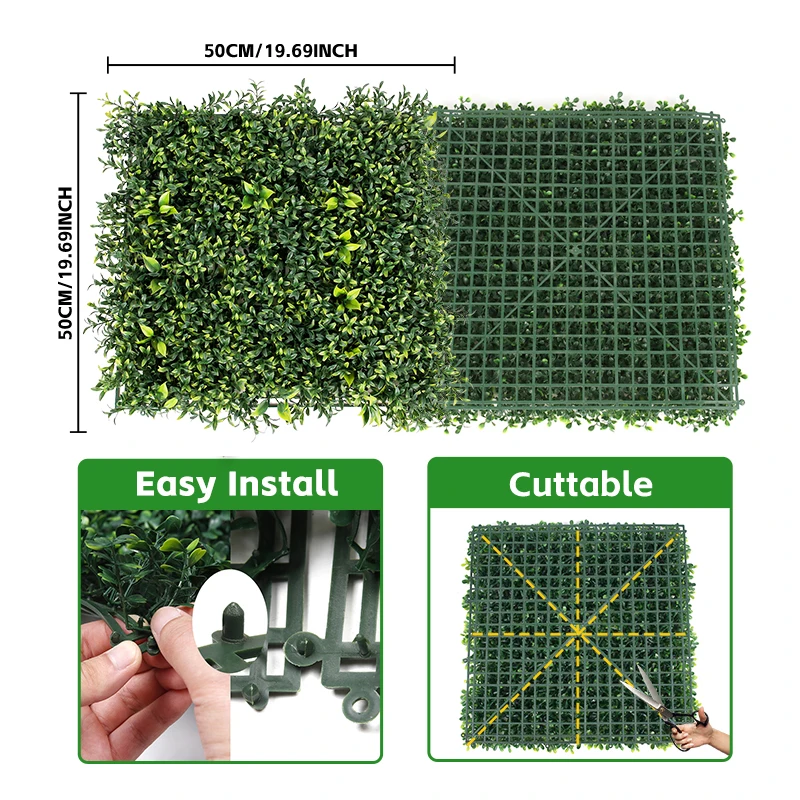 Chinese Online Markets Green Wall Home Decor Artificial Grass wall Panel for Vertical Garden Decoration