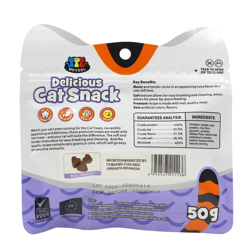 High-Quality Welton Chicken Tuna Flavor Vitamins Cat Pet Food Snacks Bulk Pet Treats