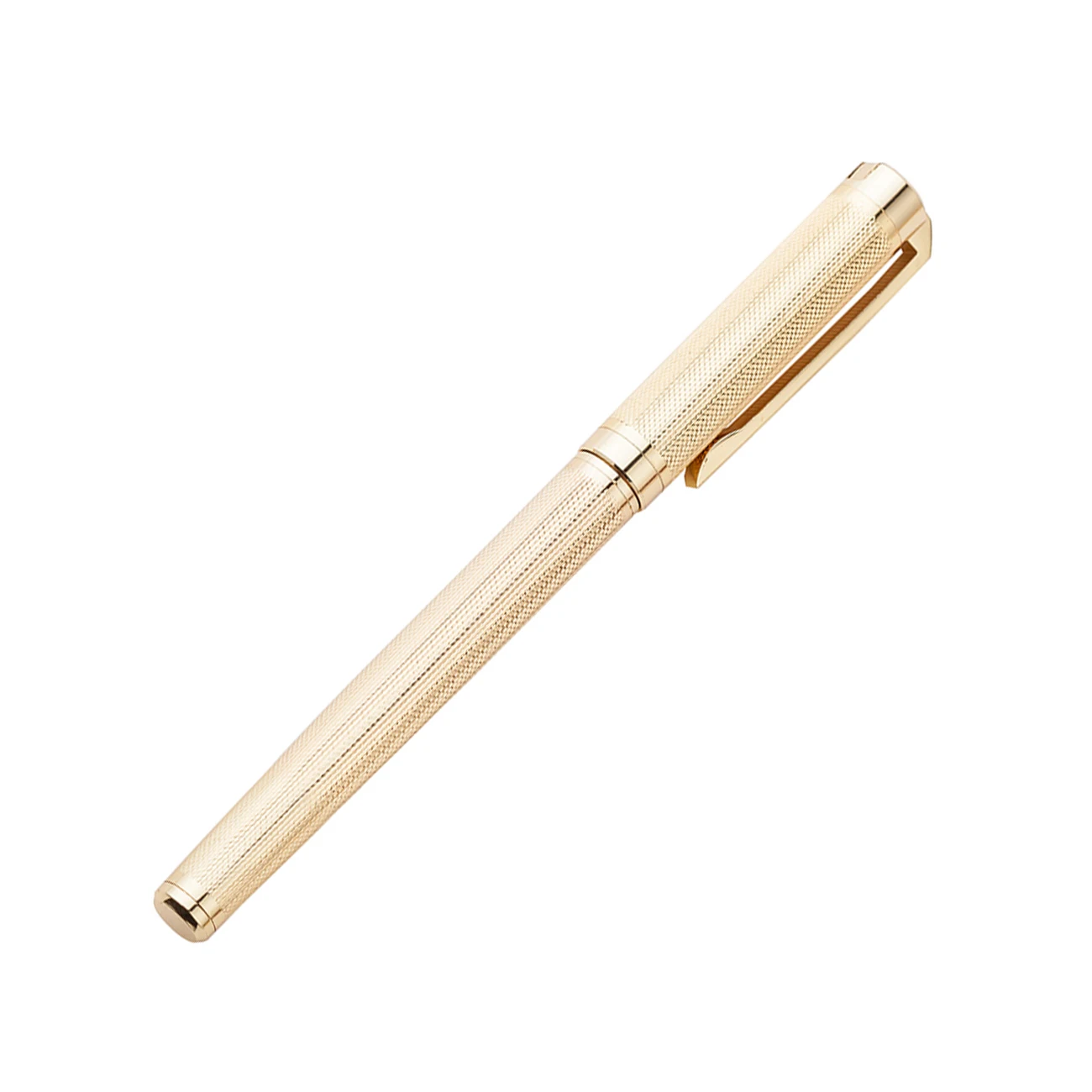 JH Brand Customized Luxury Gold Metal Pen Heavy Rose Gold Copper Roller Pen
