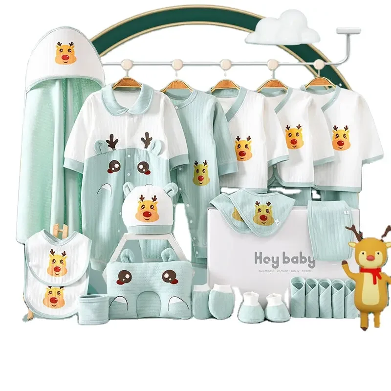 Newborn Gift Box Spring Summer Autumn Winter Pure Cotton Infant Clothes Newborn Male and Female Baby Suit Maternal
