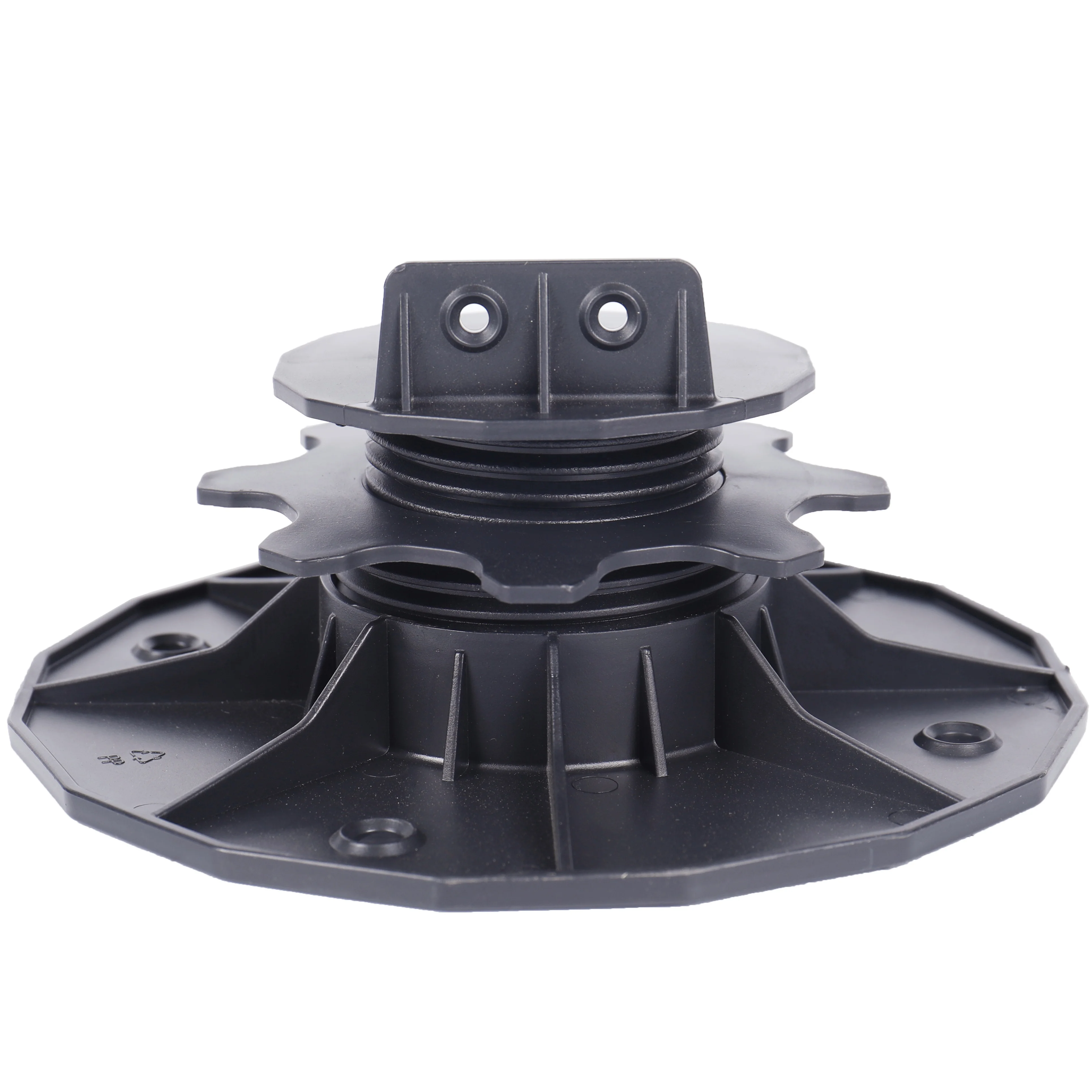 Adjustable Leveling Feet Plastic Pedestal for Decking Joist Cradles XF-T202B-2 35-70 mm