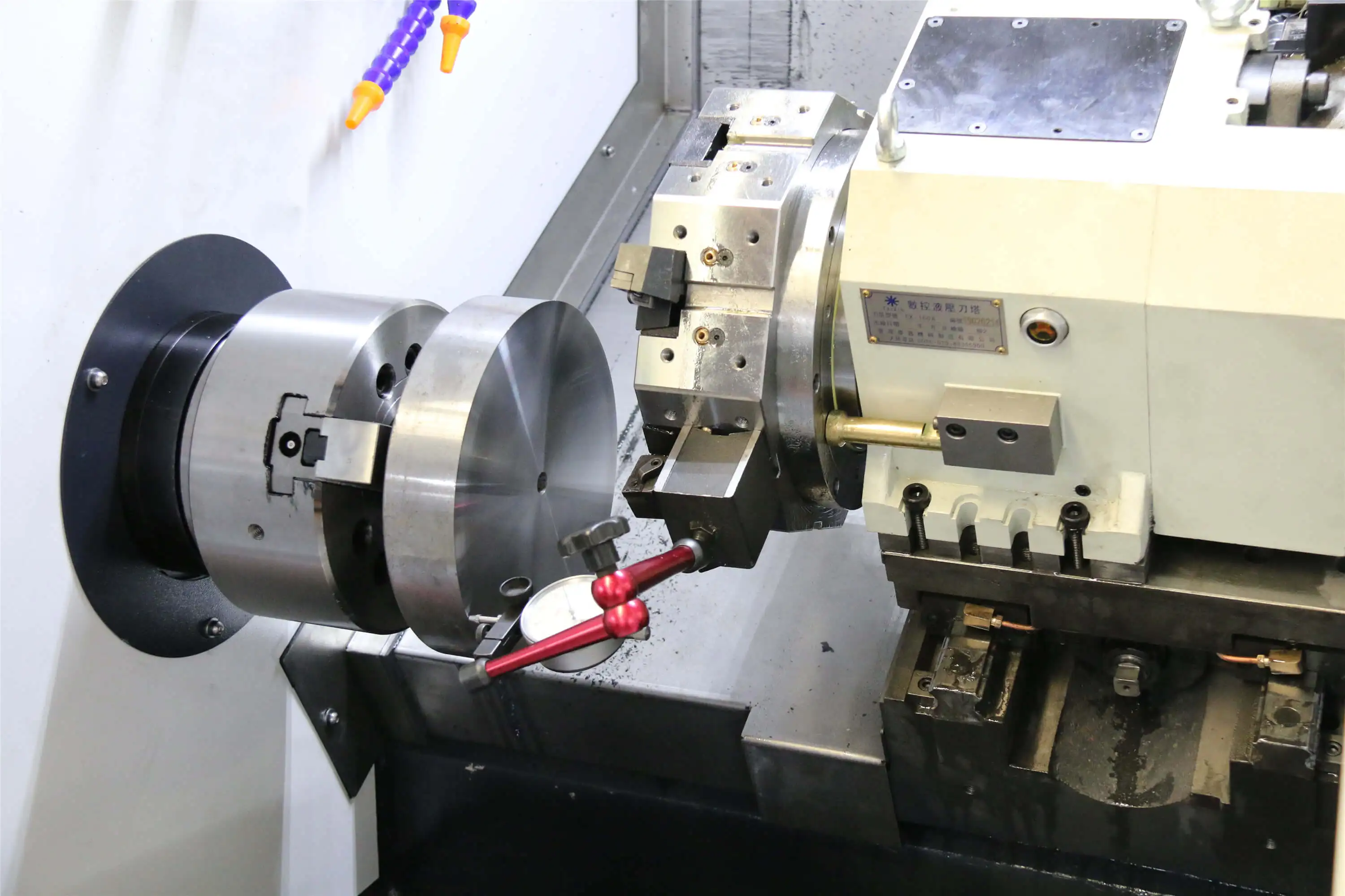 2021 Cnc Lathe Turning Center Slant Bed 10-Inch Hollow Hydraulic Chuck 5axis Cnc Metal cutting Milling Machine Slant Bed Lathe