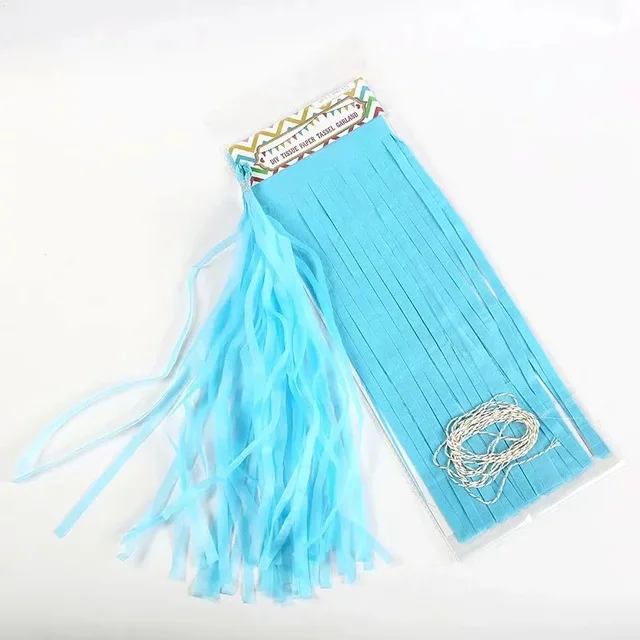 Tissue Paper Pompoms Flower Garland Wedding Decoration DIY Paper Flowers Ball Baby Shower Birthday Party Decoration