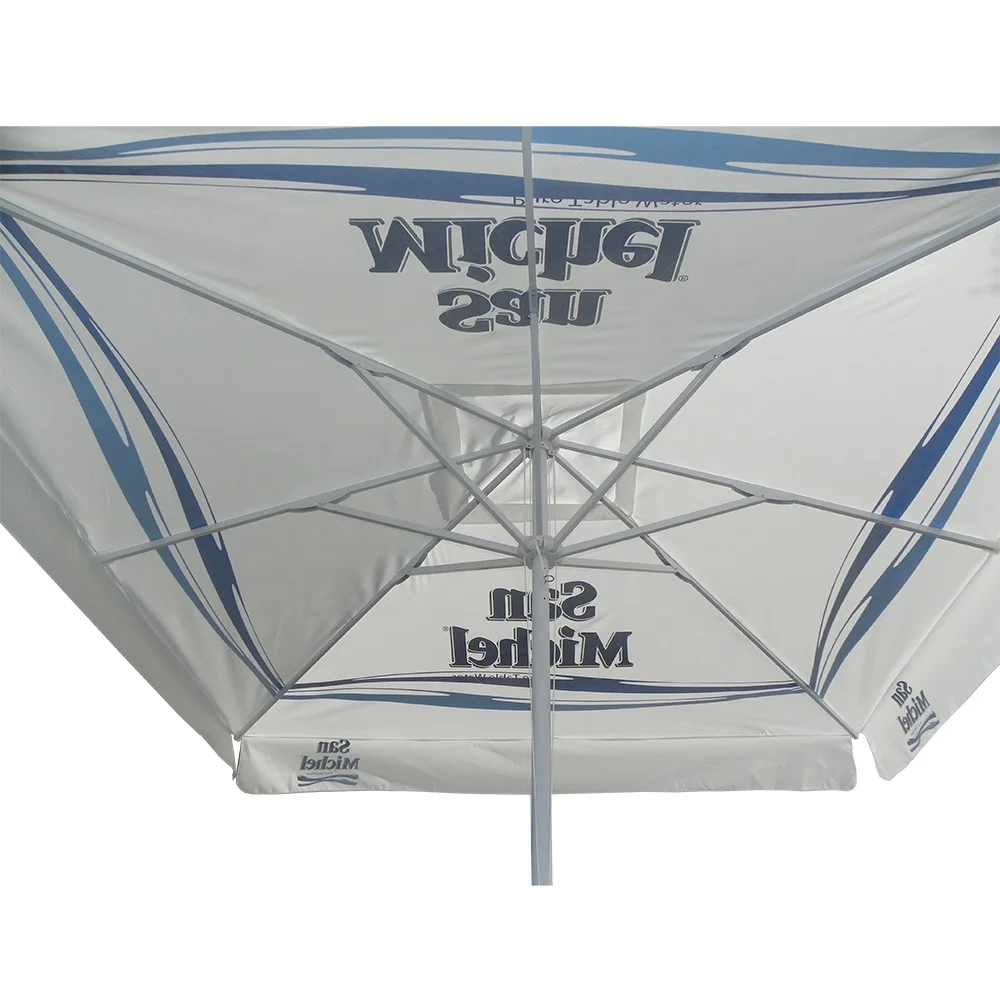 4x4M square shape sunshade beach umbrella advertising parasol patio parasol