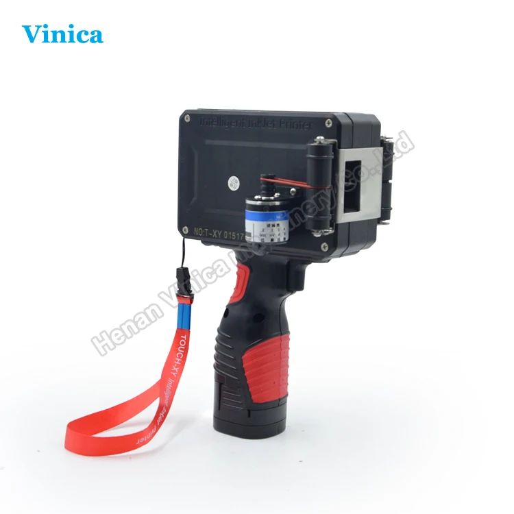 logo bar code handheld intelligent inkjet printer