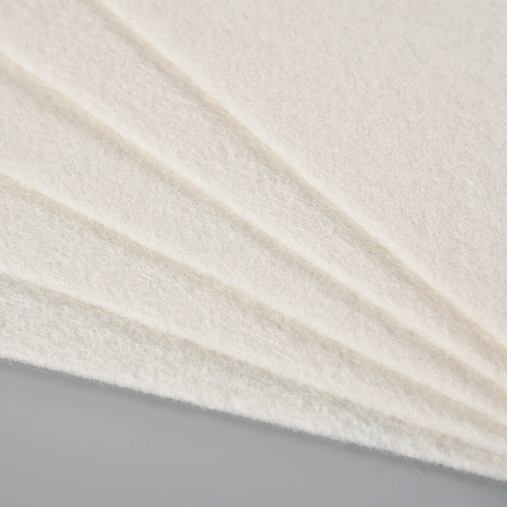 Crafts Decoration Squares Padding Polyester Roll Assorted Colors Non Woven Stuff Filling Polyester Dacron Wadding Felt Sheets