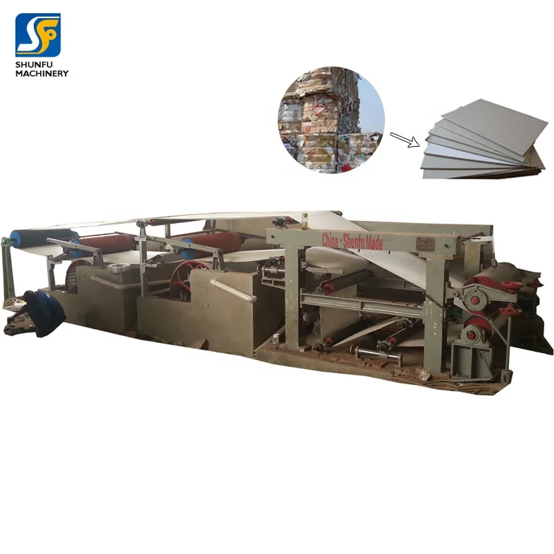 Auto Breaking Paper Device Waste Paperboard Recycle Machine Make New Paperboard